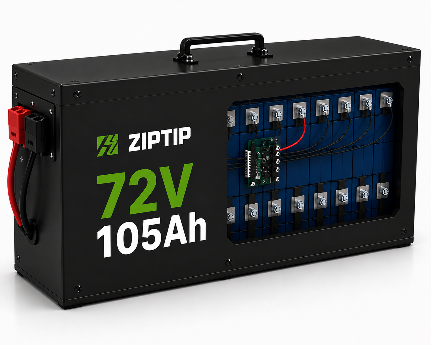 Baterie LiFePO4 72V 105Ah ZIPTIP cu Celule EVE Grade A și BMS JK Active Balancer