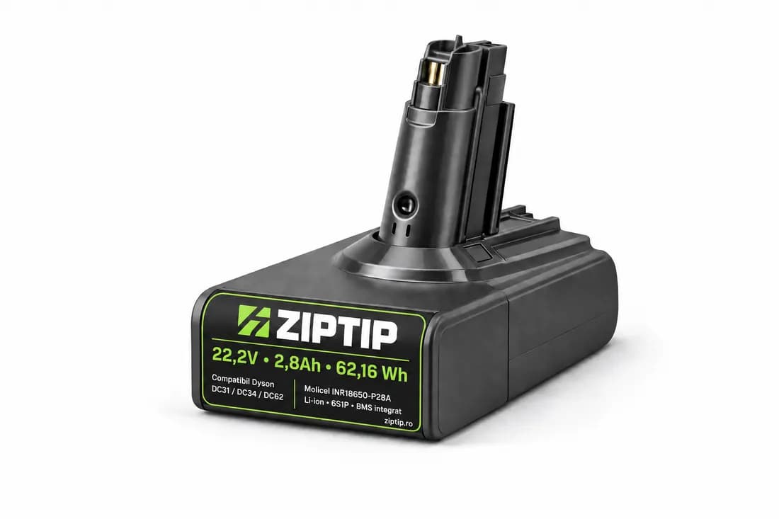 Baterie compatibil Dyson 22.2V DC31 / DC34 / DC62 – 2,8–3Ah | ZipTip – 2