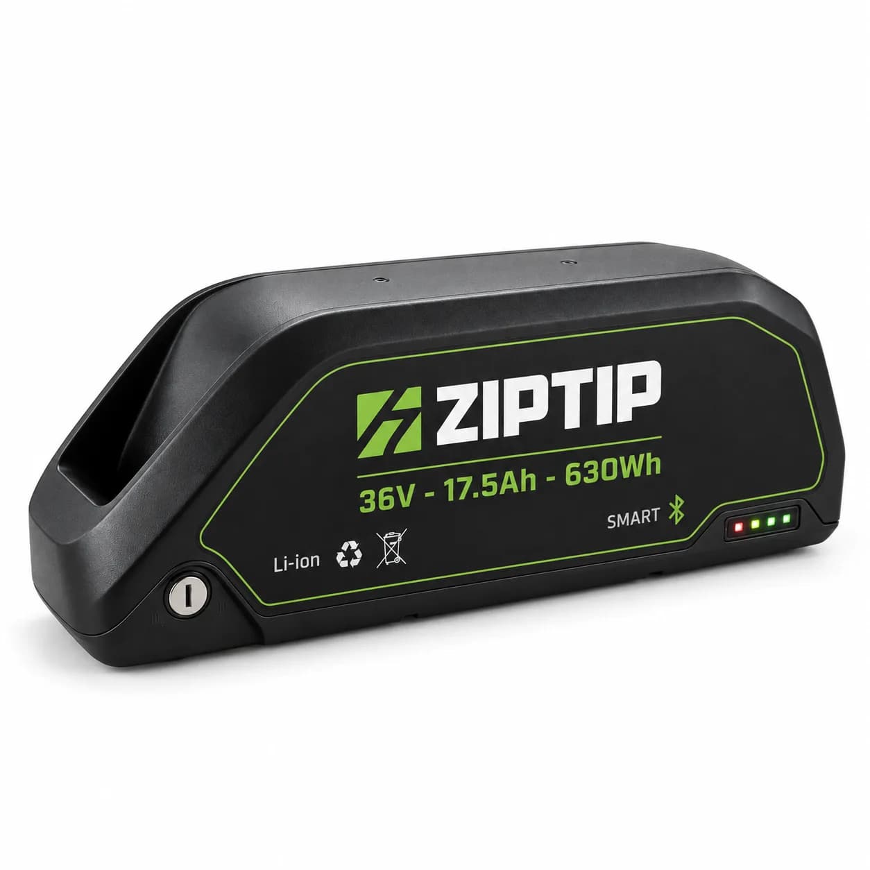 Baterie e-bike 36V 21–27Ah, carcasă DP9, Smart BMS Bluetooth | ZipTip