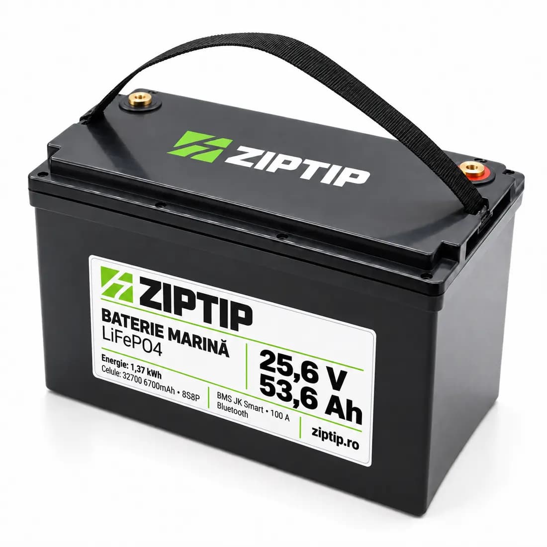 Baterie LiFePO4 24V 45–54Ah pentru aplicații marine, carcasă ES12-100E | ZipTip – 2