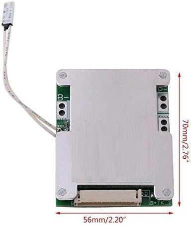 BMS / PCM Li-ion 13S 48V – 50A, compatibil cu celule 18650 – 2